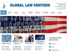 Tablet Screenshot of globallawcenters.com